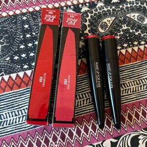 MakeUp For Ever, Two Colors, Rouge Artist Lipstick, Brand New